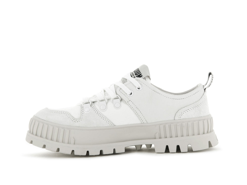 Zapatos Bajos Palladium PALLASHOCK LO HIKER Hombre Blancas | Costa Rica-90514